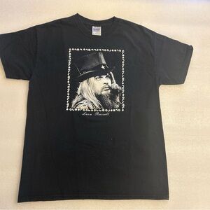 Leon Russell- Same Old Song Shirt-Classic Black T Shirt- Gildan M